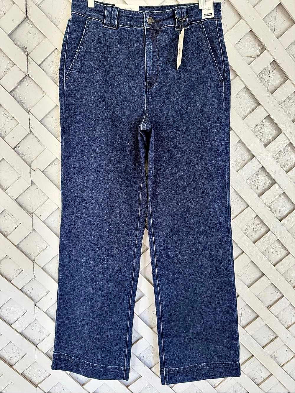 Judy Blue Revival Wide Leg Trousers Wide Leg Jeans in Blue Waist 11/30 NWT